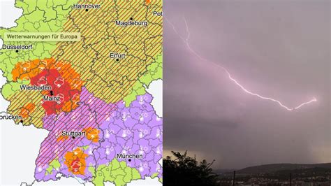 Unwetter in Deutschland Schäden Warnungen und Prognosen