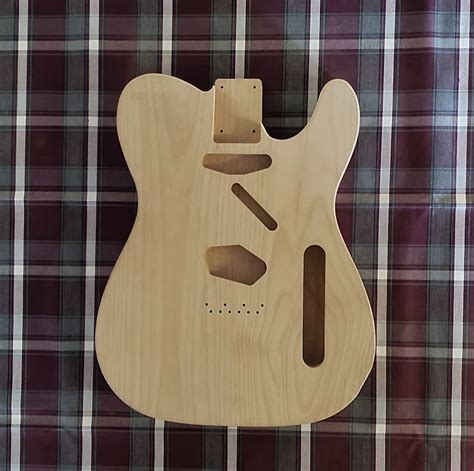 Woodtech Routing 2 Pc Alder Telecaster Body Unfinished Reverb