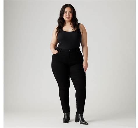 721 High Rise Skinny Womens Jeans Plus Size Black Levis® Us