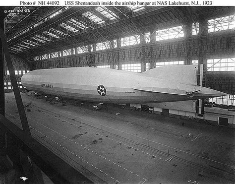 Uss Shenandoah In The Airship Hangar At Lakehurst New Jersey 1923