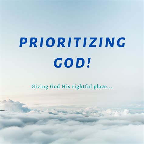 What Does It Mean To Prioritize God Pastor Jeevan Kumar