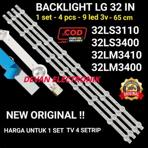 Jual Lampu Backlight Tv Lg Ls Kancing Volt Bl Tv Led Lampu