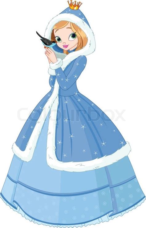 Cartoon, dress, princess | Stock Vector | Colourbox