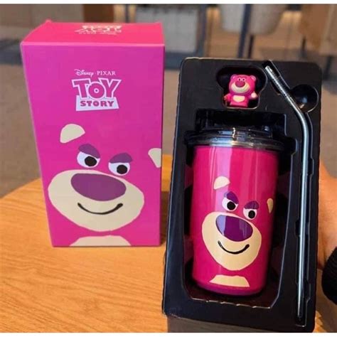 Jual Tumbler Minum Lotso Ml Strawberry Bear Termos Botol Minum Lotso