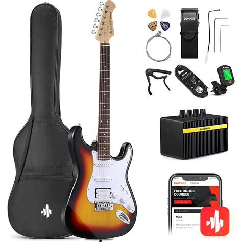 Donner Dst S St Elektro Gitar Seti Sunburst Fiyat Ve Modelleri