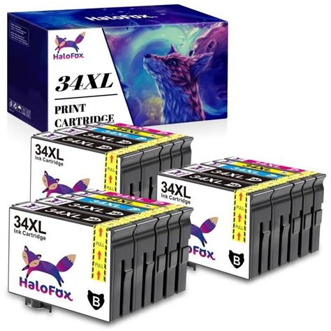 Halofox Cartouches D Encre Xl Remplacer Pour Epson Xl