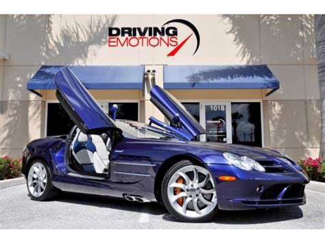 2008 Mercedes Slr Mclaren Roadster Crystal Covelline Blue Gold