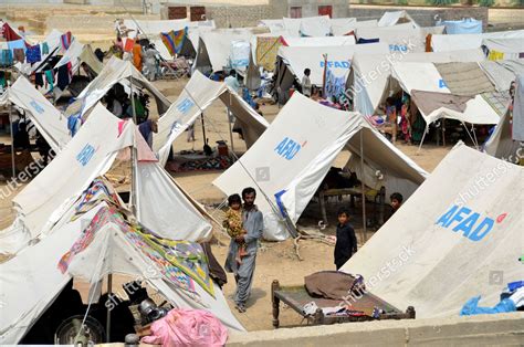 Families Take Refuge Camp After Leaving Editorial Stock Photo - Stock ...