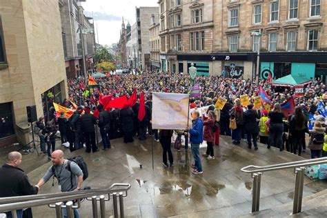 Thousands Protest In Glasgow Over Rising Cost Of Living The Independent