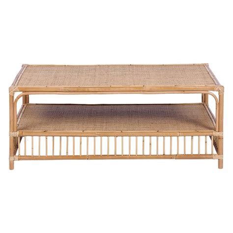 Minerva Rattan And Timber Coffee Table In Natural By Dover Mason By Dover Mason Style Sourcebook