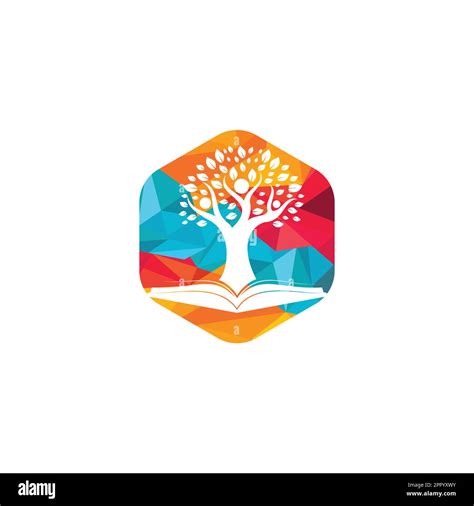 Human Tree Logo Design Leader Education Logo Design Stock Vector Image