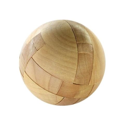 Casse tête boule en bois Jeu Casse Tête