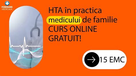 Curs Online Emc Hta In Practica Medicului De Familie Youtube