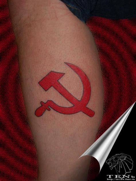 hammer and sickle by Tattoo-TENb on DeviantArt