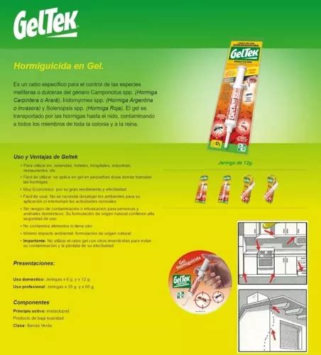 Geltex Jeringa Hormiga 6g Quimica La Hormiga San Juan