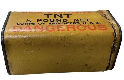 Us Army Ww2 Empty Package For Tnt Explosives