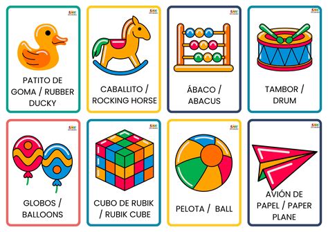 Juguetes En Ingles Vocabulario Y Fichas Educamundo Recursos Educativos