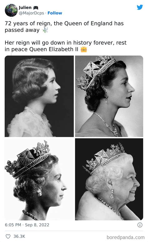 The World Reacts To Queen Elizabeth II’s Passing (50 Tributes) | Bored Panda