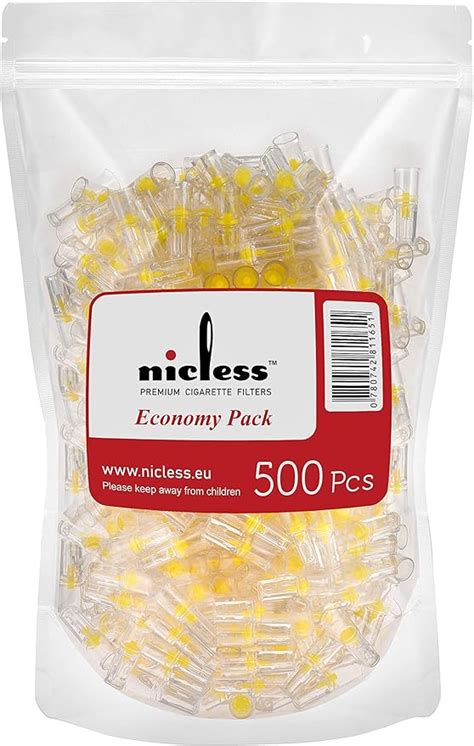 Nicless Disposable Cigarette Filters 8mm Cigarette Holder And Tar