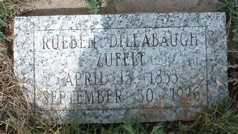 Reuben Dillabaugh Zufelt Find A Grave Memorial