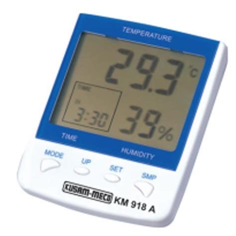 grade digital hygrometer km  kusam meco  wide range