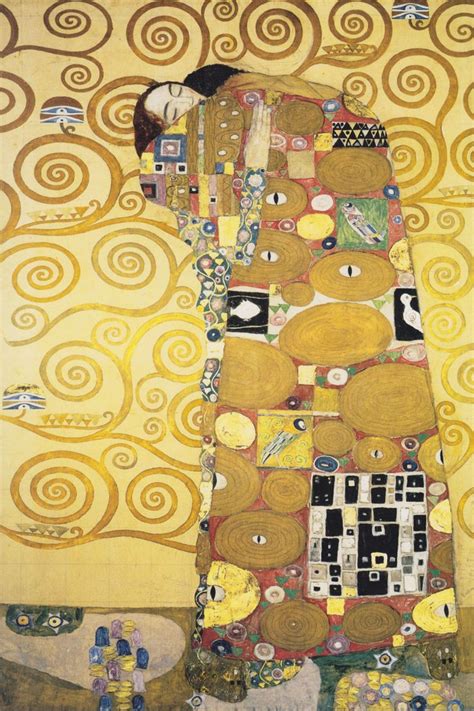 Erfullung 1905 Art Print By Gustav Klimt Icanvas Gustav Klimt Art