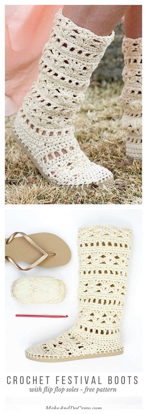 How To Crochet Slippers With Flip Flop Soles Crochet Shoes Crochet