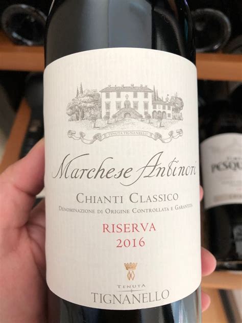 2016 Antinori Chianti Classico Marchese Antinori Riserva Tenuta