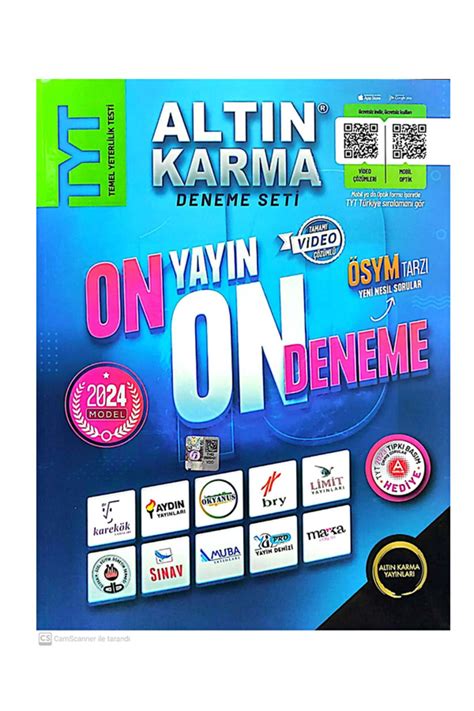 Altın Karma Yayınları Altın Karma 2024 Model TYT 10 Deneme Fiyatı