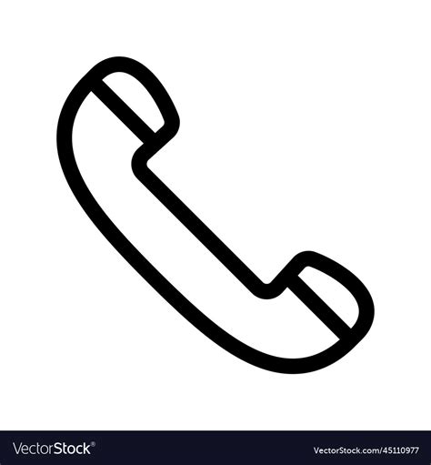 Call Phone Icon Royalty Free Vector Image Vectorstock