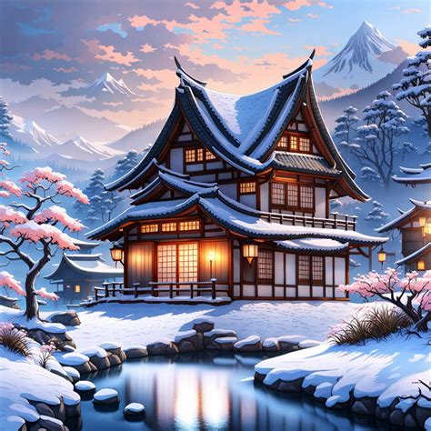 Japanese Winter Art Wallpapers - Wallpaper Cave