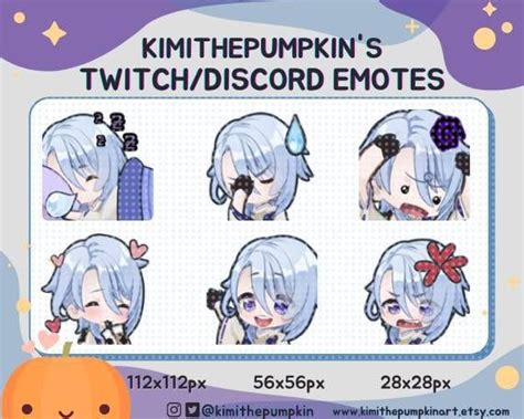 Animated Emotes For Twitch Discord Or Youtube With Kamisato Ayato