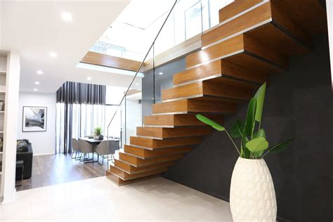 Custom Staircases Timber • Steel Spine Stairs • Sydney