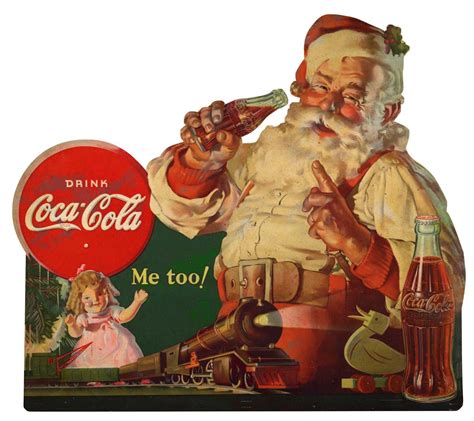 Coca Cola Santa Claus Christmas Train 23 Heavy Duty USA Made Metal