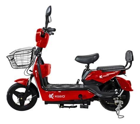 Bicicleta El Ctrica Kiwo Jy Color Rojo Cuotas Sin Inter S