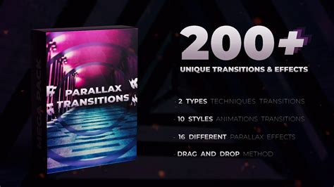 Premiere Pro Template Parallax Pack Transitions Effects Sbv