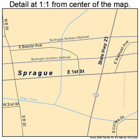 Sprague Washington Street Map 5367175