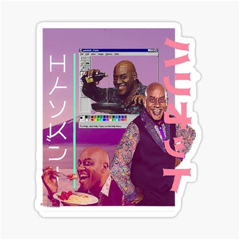 People Classic Ainsley Harriott Cool Photographic Sticker For Sale By