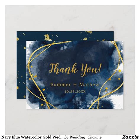 Geometric Circle Gold Geometric Custom Thank You Cards Thank You