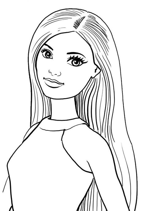 Pin De Claudia En Dibujos Princesas Dibujos Barbie Para Colorear