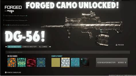 I Unlocked Forged Camo Modern Warfare How Good Is The Dg