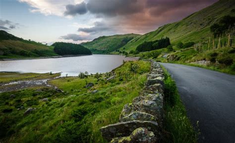 Road by Haweswater Reservoir Stock Image - Image of view, rural: 110291479