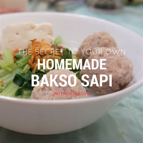 Homemade Bakso Sapi Daily Nisa