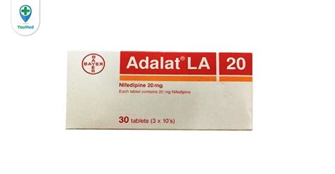 Adalat La 20 Mg Là Thuốc Gì Công Dụng Cách Dùng Và Lưu ý Quan Trọng