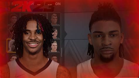 NBA 2K23 JA MORANT FACE CREATION CURRENT GEN YouTube