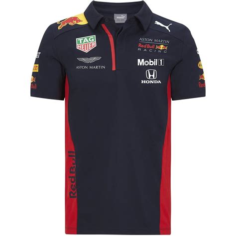 Red Bull Racing F1 2020 Men S Team Polo Navy Red Bull Racing Team T