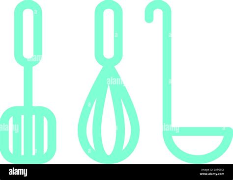 Kitchen Utensil Icon Vector Template Stock Vector Image And Art Alamy