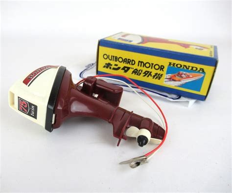 HONDA Outboard Motor Gakken 75 Twin Toy Ship Boat New Unused Vintage