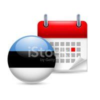 Icon Of National Day In Estonia Stock Clipart | Royalty-Free | FreeImages