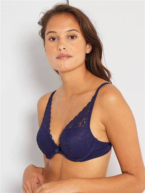 Soutien Gorge Push Up Sublim Classique DIM Bleu Marine Kiabi 32 00